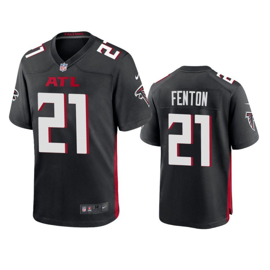 rashad fenton falcons black game jersey