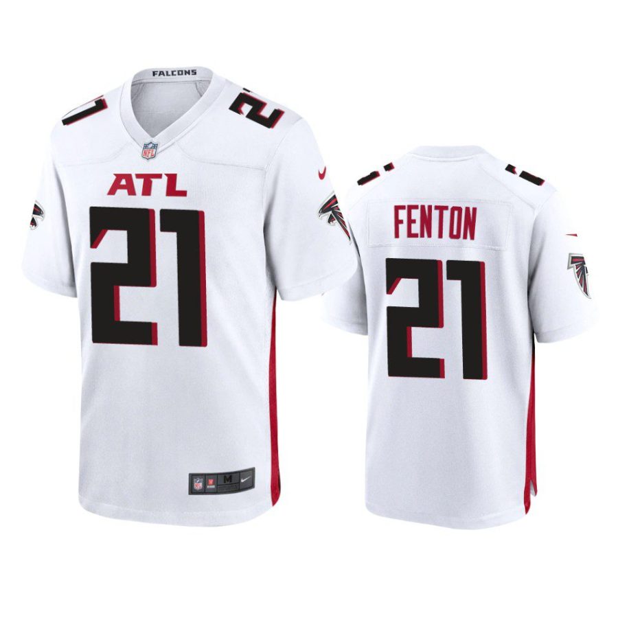 rashad fenton falcons white game jersey