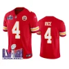 rashee rice chiefs jersey 2024 red vapor fuse super bowl lviii