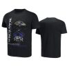 ravens black staple world renowned t shirt