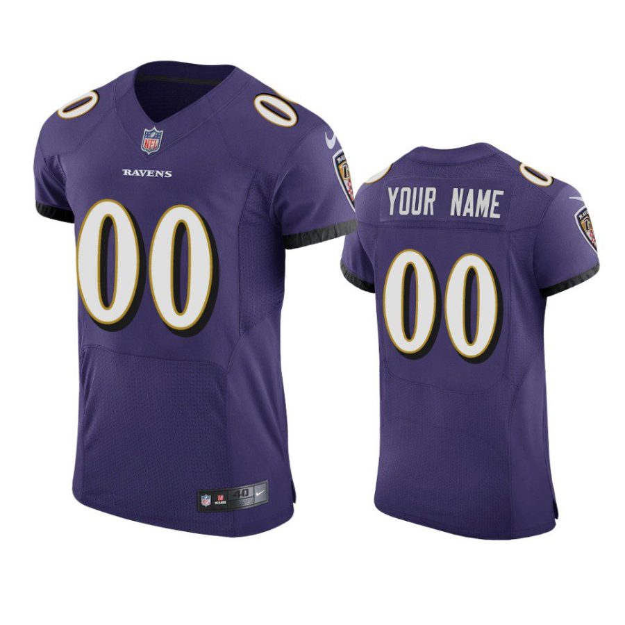 ravens custom purple vapor elite jersey