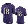 ravens kyle fuller purple vapor jersey