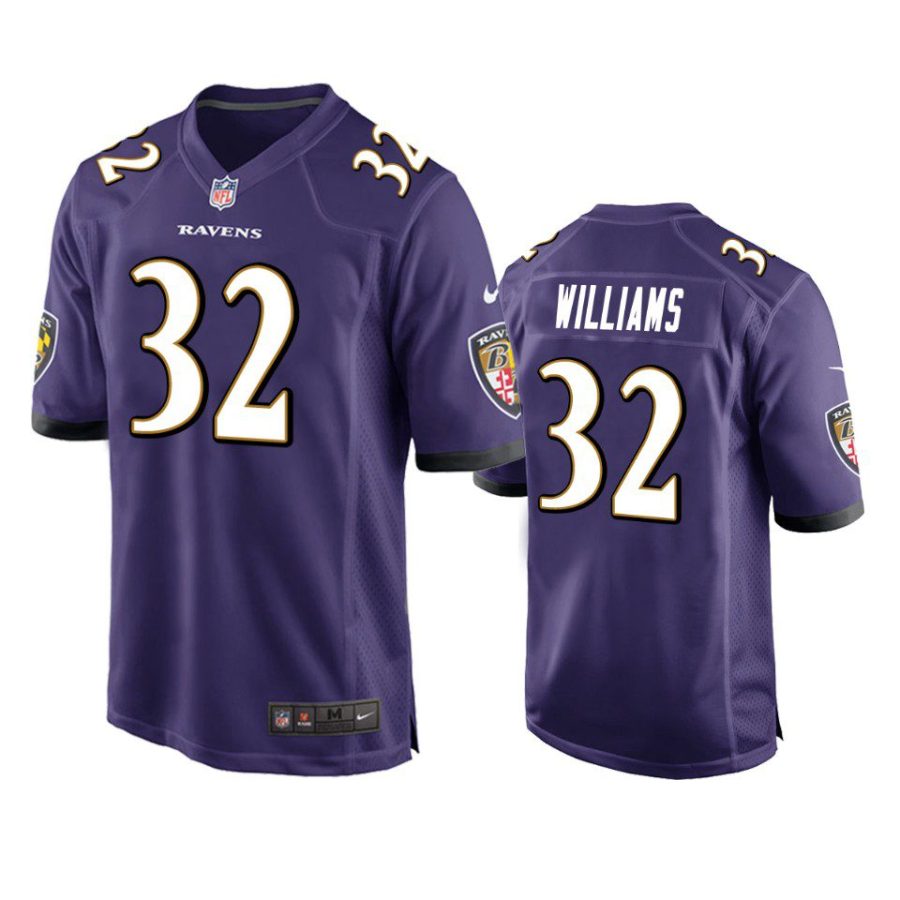 ravens marcus williams game purple jersey