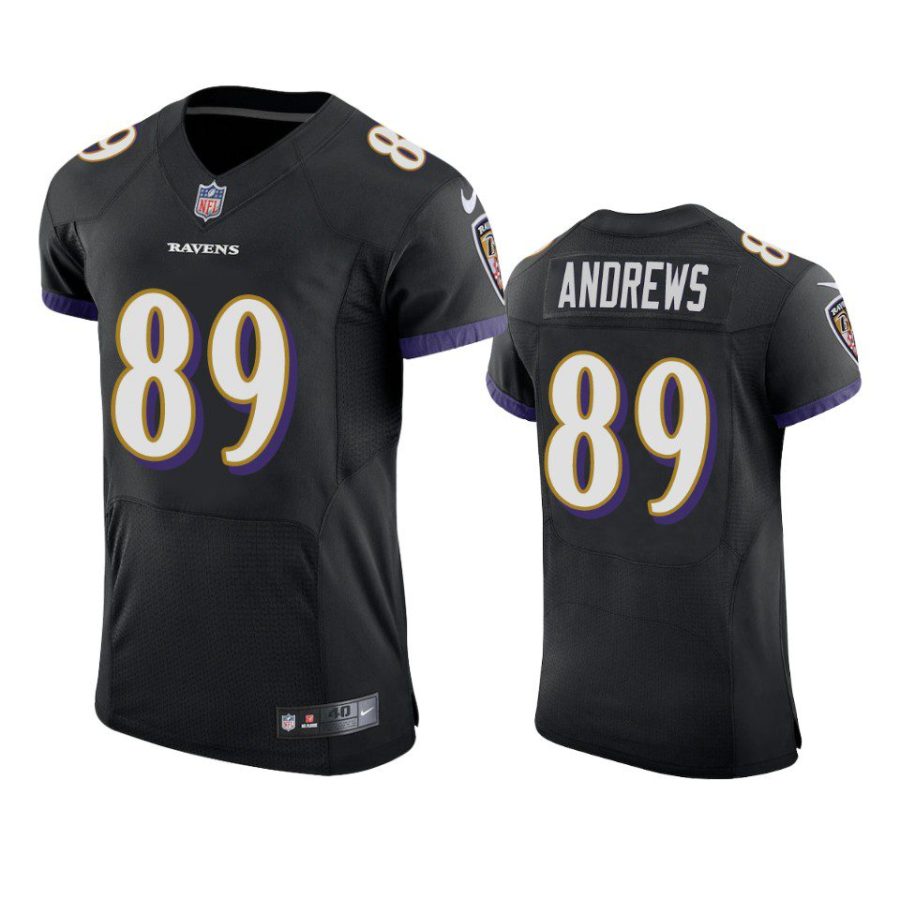 ravens mark andrews black vapor elite jersey