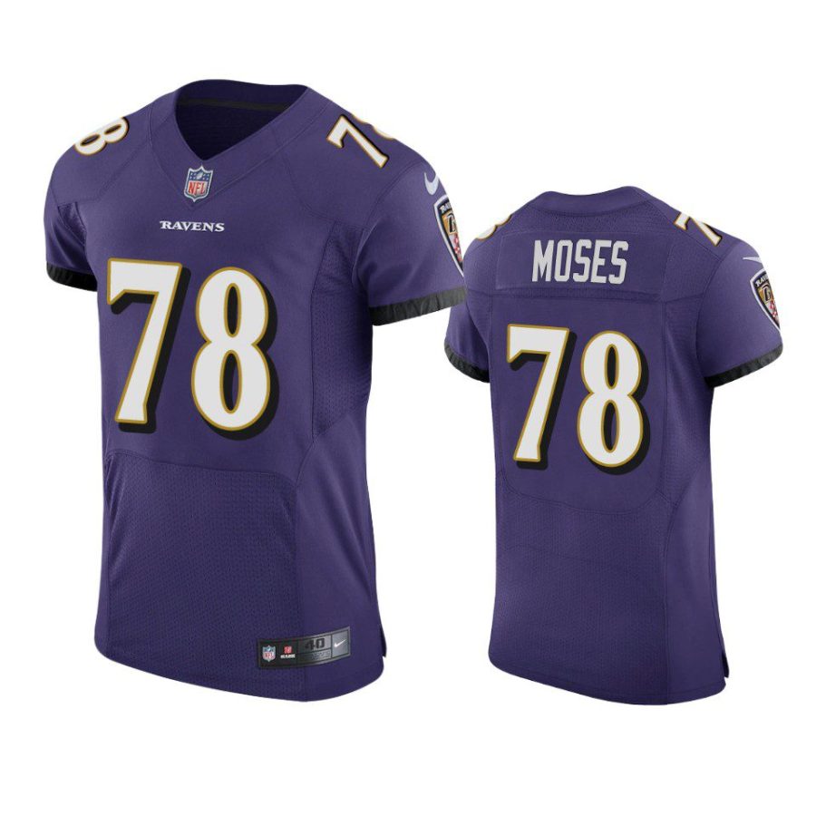 ravens morgan moses purple vapor elite jersey