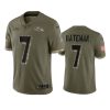 ravens rashod bateman 2022 salute to service olive jersey