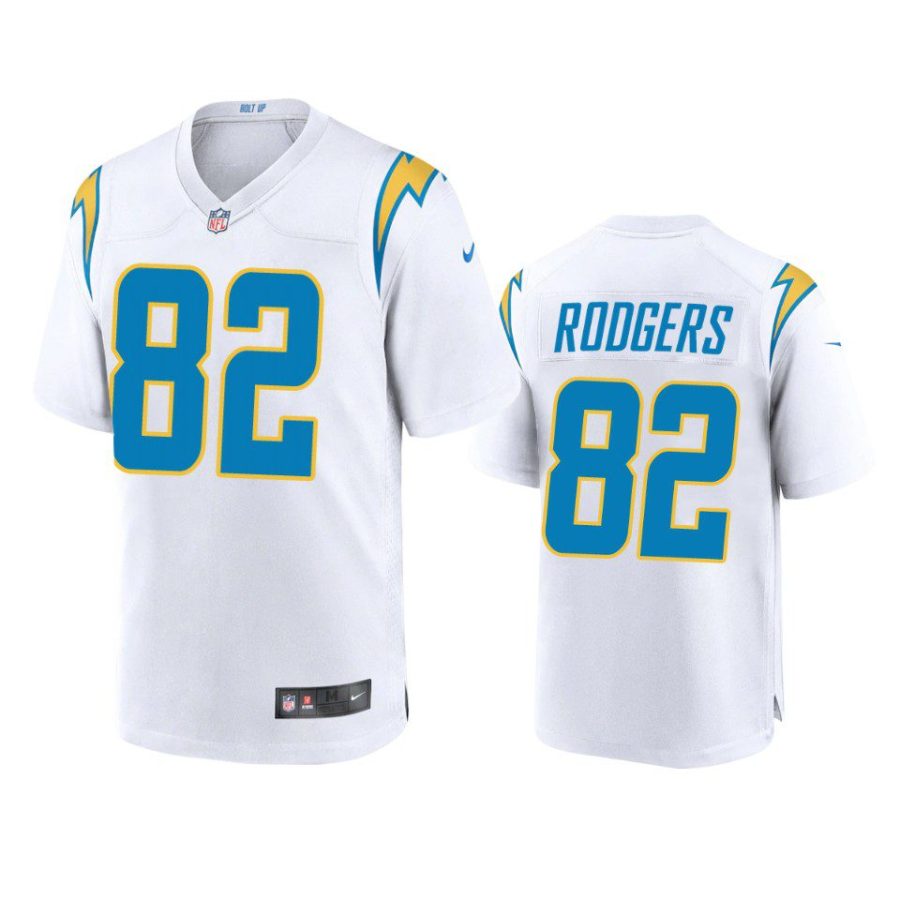 richard rodgers chargers white game jersey