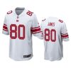 richie james giants white game jersey