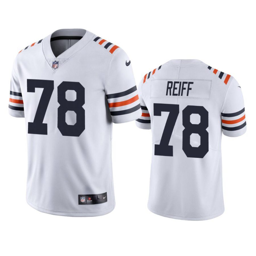 riley reiff bears classic limited white jersey