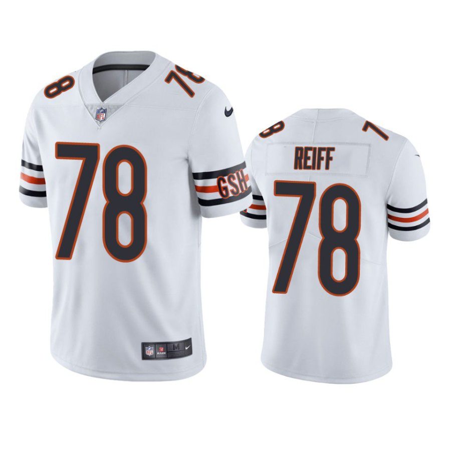 riley reiff bears vapor limited white jersey