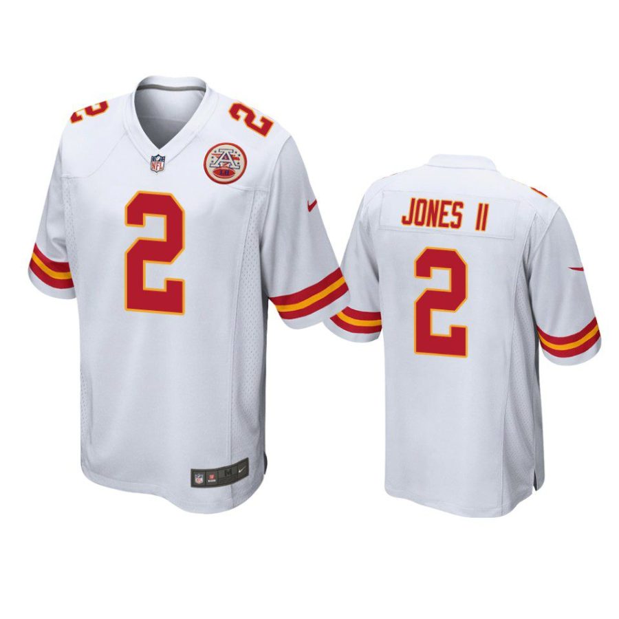 ronald jones ii chiefs game white jersey