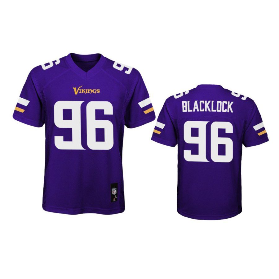 ross blacklock game youth purple jersey