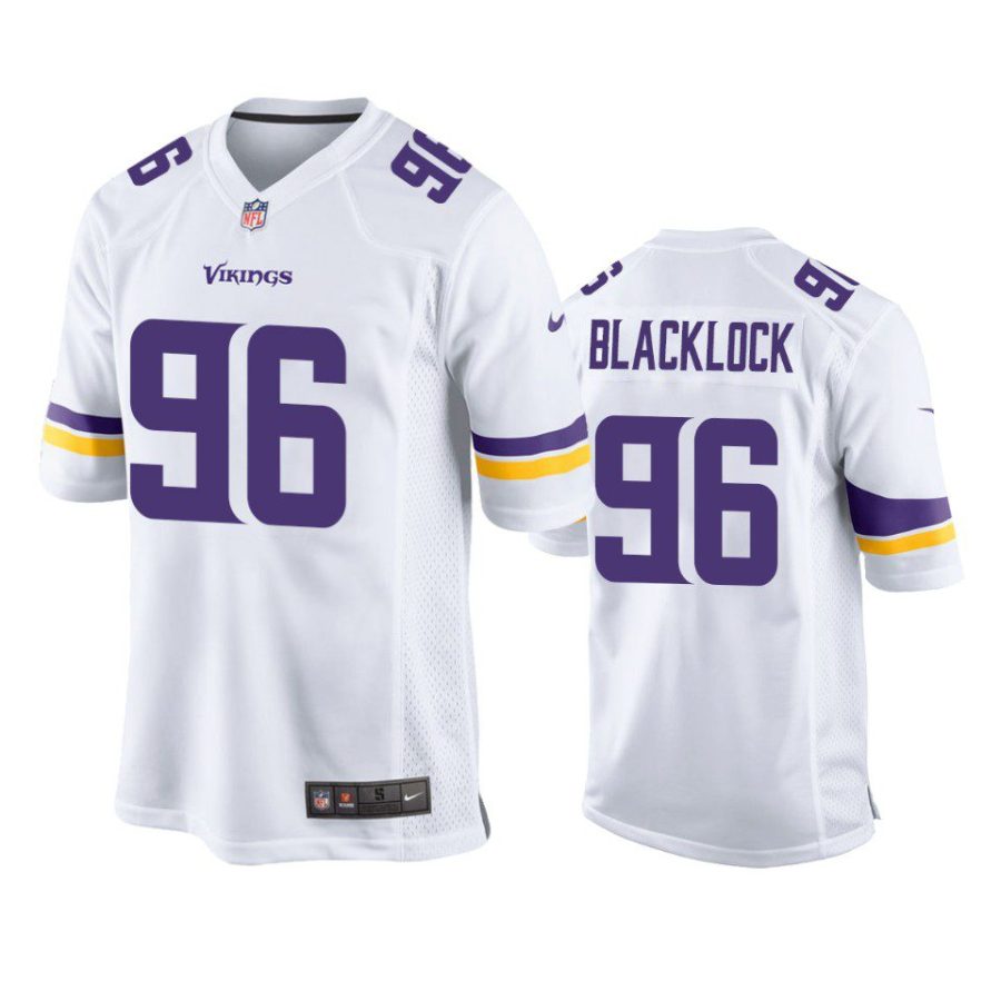 ross blacklock vikings game white jersey