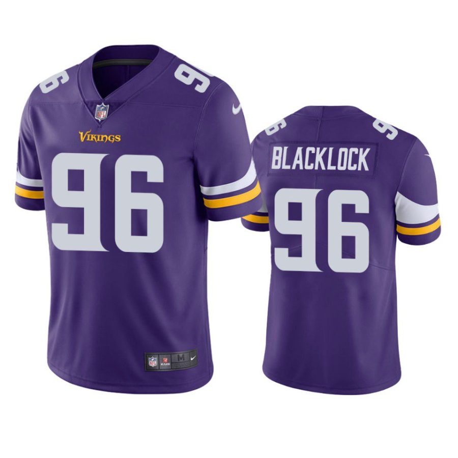 ross blacklock vikings jersey purple vapor limited