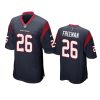 royce freeman texans navy game jersey