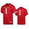 rutgers scarlet knights 1 scarlet premier jersey