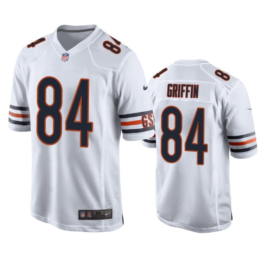 ryan griffin bears white game jersey