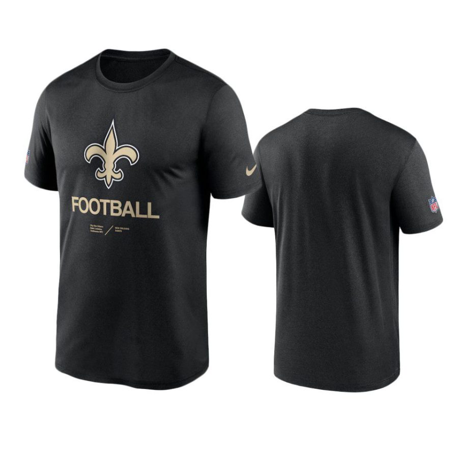 saints black infographic performance t shirt