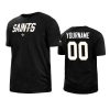 saints custom black 2022 nfl draft t shirt