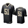 saints sam mills black 2022 hall of fame jersey 0a