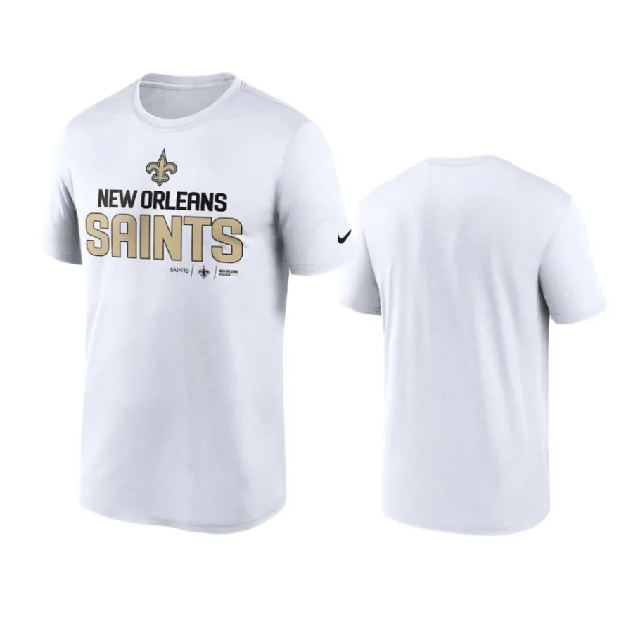 saints white legend community t shirt