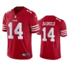 sam darnold 49ers scarlet vapor limited jersey