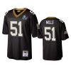 sam mills saints black pro football hall of fame class of 2022 legacy replica jersey