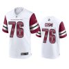 samuel cosmi commanders white game jersey