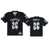 saquon barkley giants black trapstar football jersey