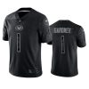 sauce gardner jets black reflective limited jersey