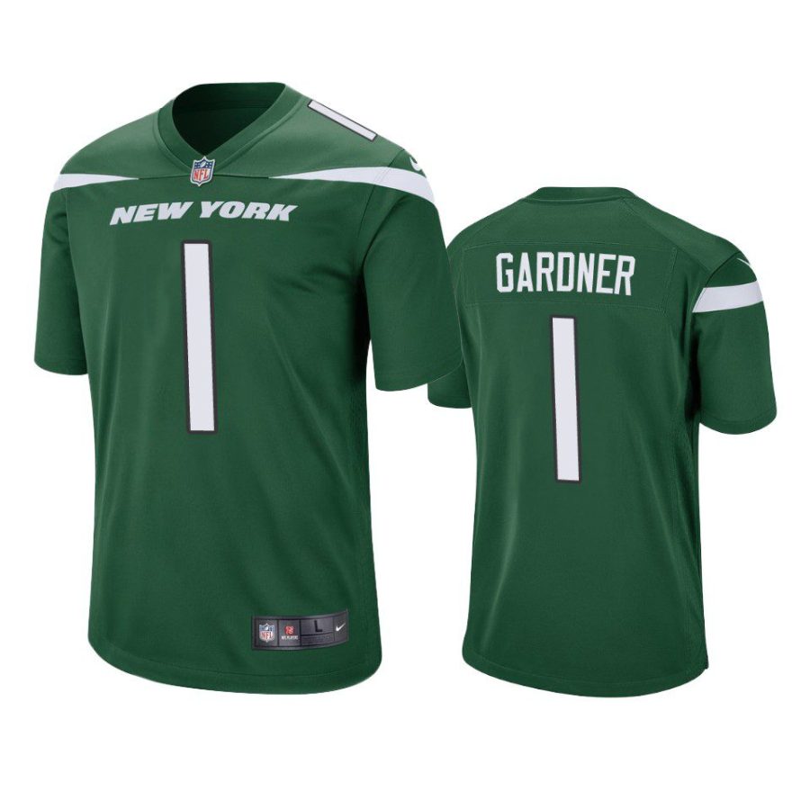 sauce gardner jets green game jersey