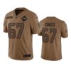 seahawks charles cross brown limited 2023 salute to service jersey