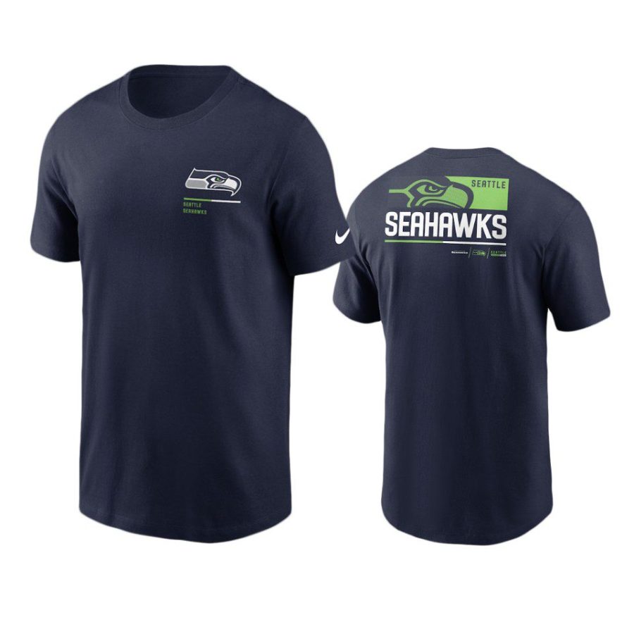 seahawks college navy team incline t shirt