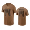 seahawks dk metcalf brown 2023 salute to service t shirt