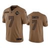 seahawks geno smith brown limited 2023 salute to service jersey