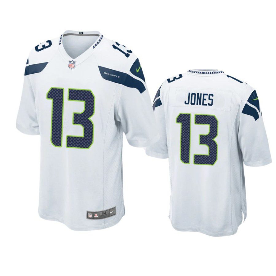 seahawks josh jones game white jersey