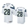 seahawks justin coleman game white jersey