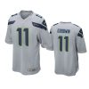 seahawks marquise goodwin game gray jersey