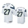 seahawks tariq woolen game white jersey