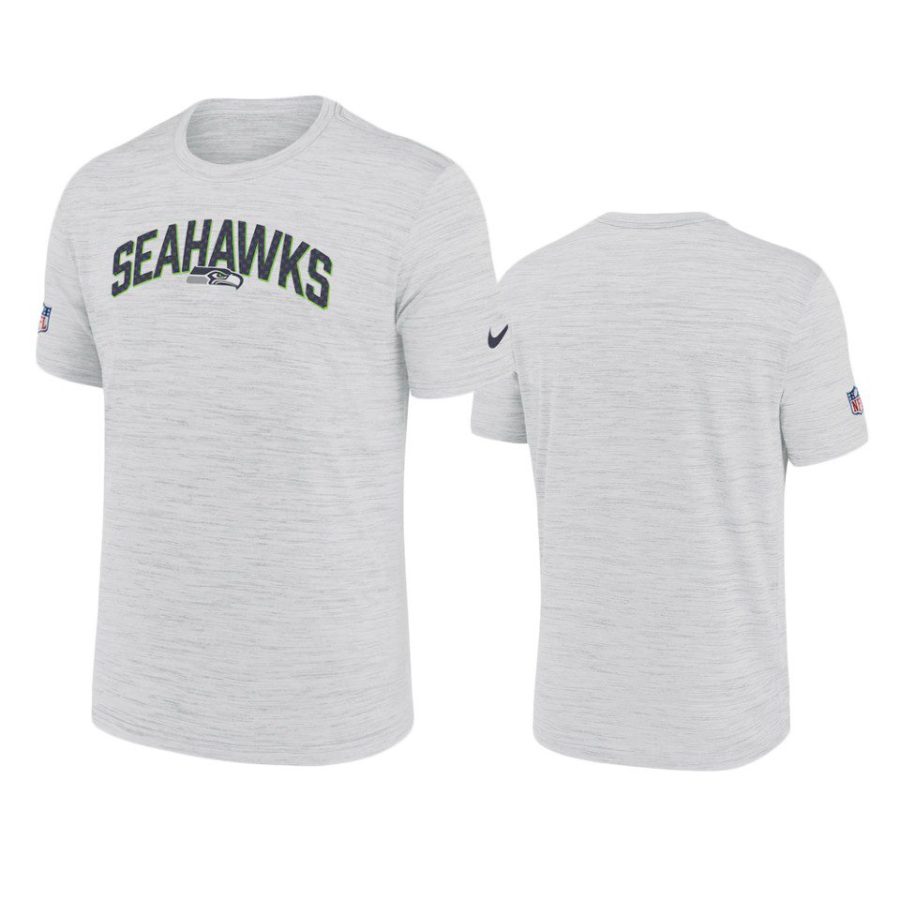 seahawks white velocity athletic stack performance t shirt