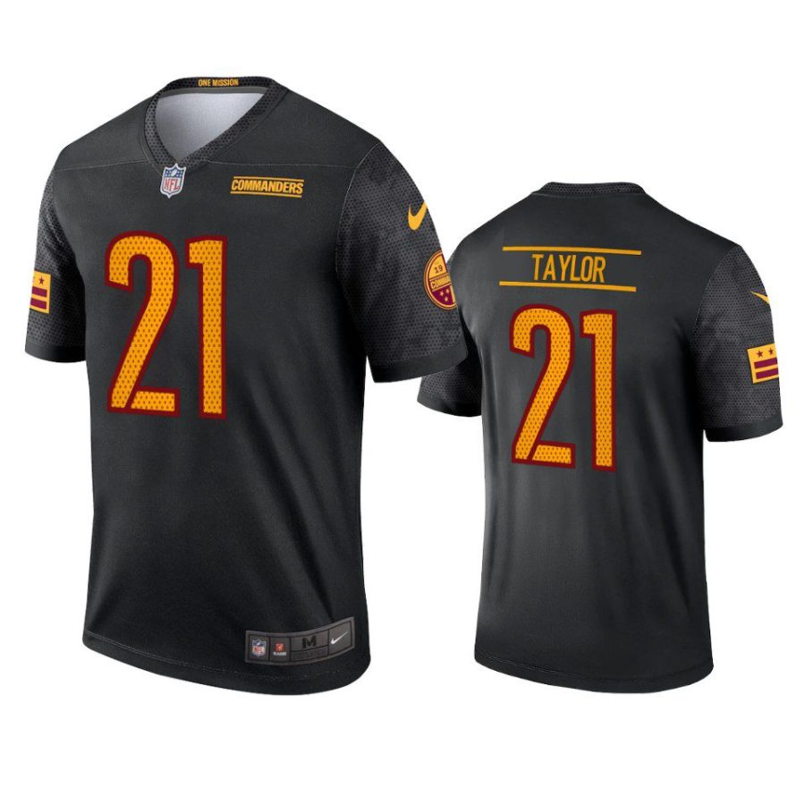 sean taylor commanders alternate legend black jersey