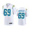 sebastian joseph day chargers white game jersey