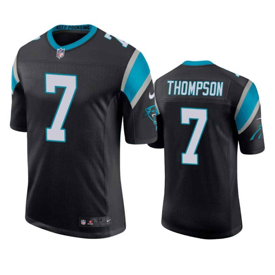 shaq thompson panthers black vapor jersey