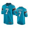 shaq thompson panthers blue game jersey