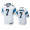 shaq thompson panthers white game jersey