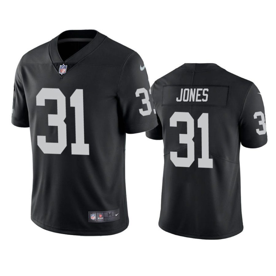 sidney jones raiders black vapor limited jersey