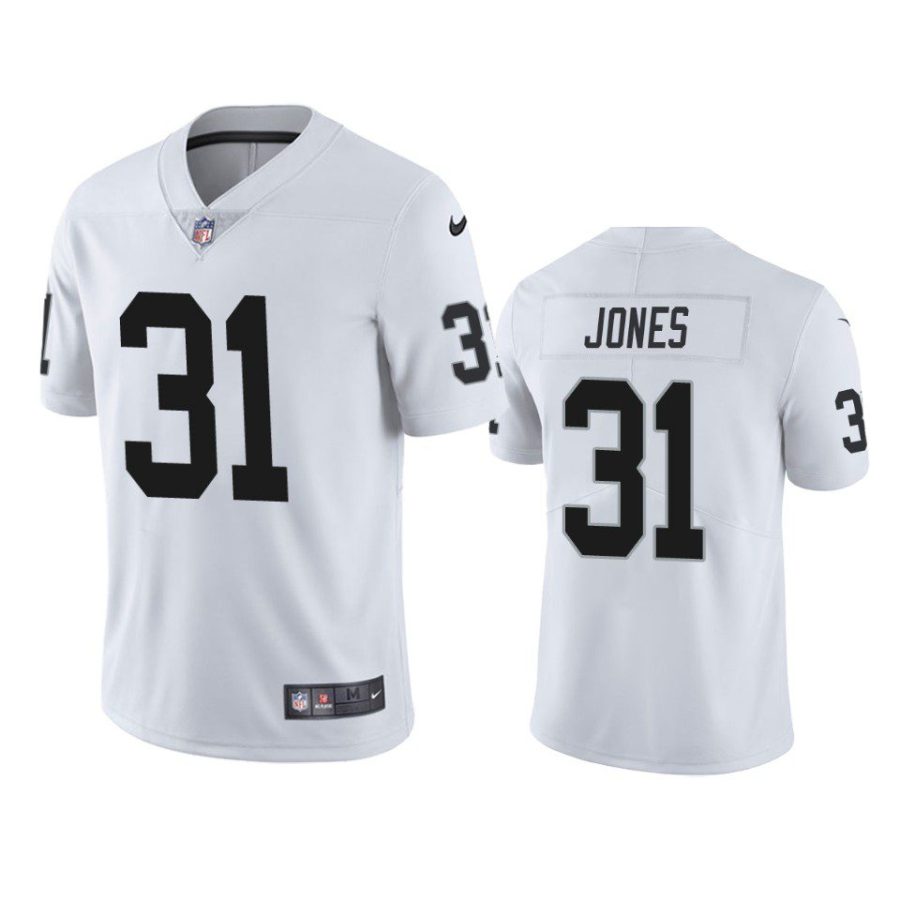 sidney jones raiders white vapor limited jersey