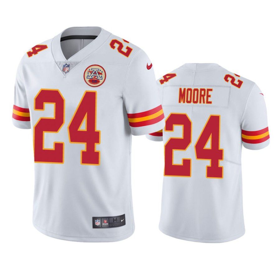 skyy moore chiefs white vapor jersey