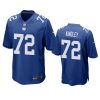 solomon kindley giants royal game jersey