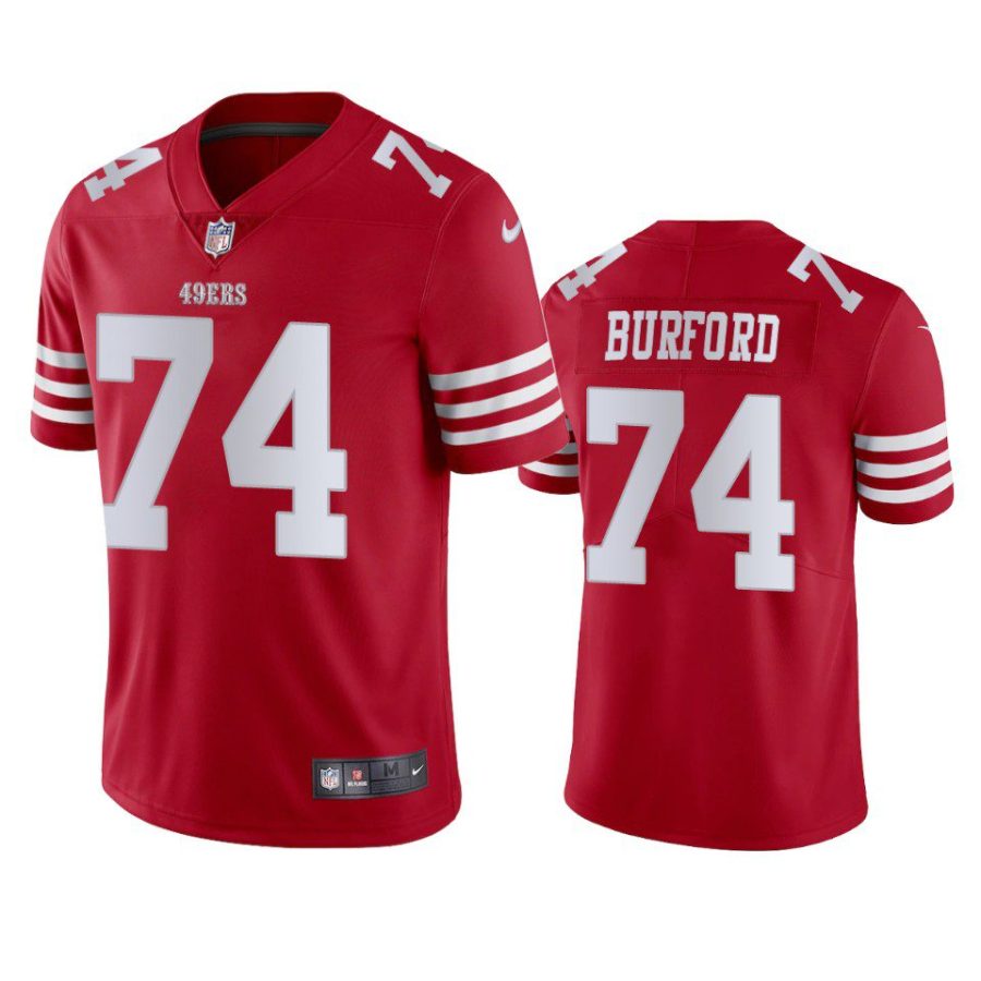 spencer burford 49ers scarlet jersey